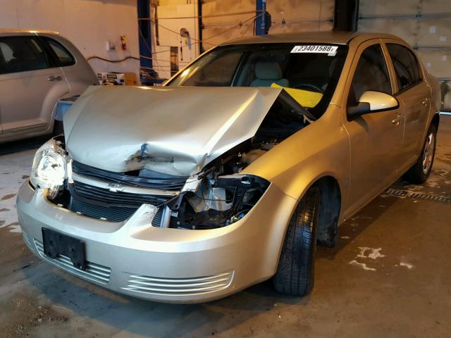 1G1AL58F487303005 - 2008 CHEVROLET COBALT LT GOLD photo 2