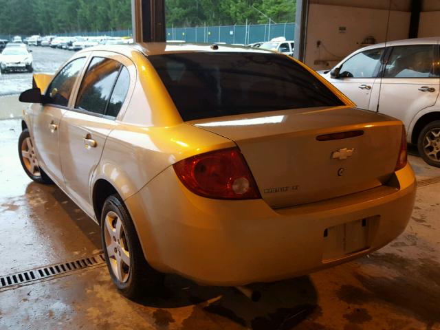 1G1AL58F487303005 - 2008 CHEVROLET COBALT LT GOLD photo 3