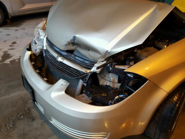 1G1AL58F487303005 - 2008 CHEVROLET COBALT LT GOLD photo 9