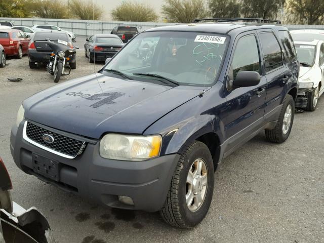 1FMYU93193KA80063 - 2003 FORD ESCAPE XLT BLUE photo 2