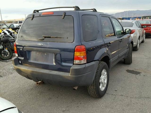 1FMYU93193KA80063 - 2003 FORD ESCAPE XLT BLUE photo 4