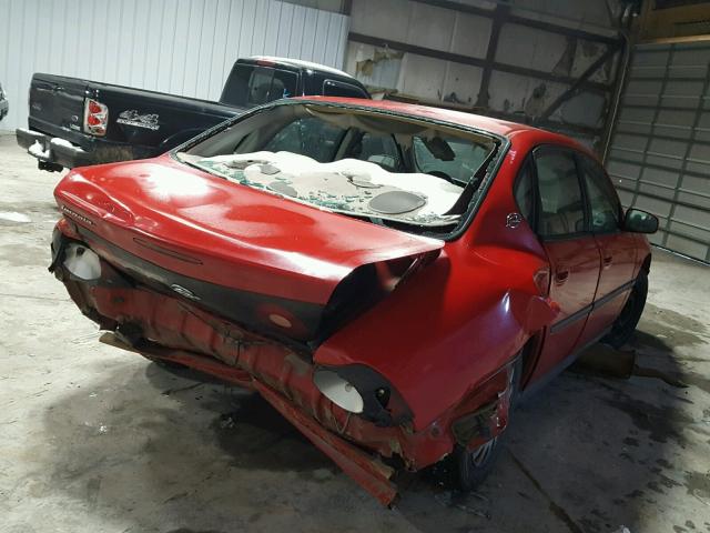 2G1WF52EX49308828 - 2004 CHEVROLET IMPALA RED photo 4