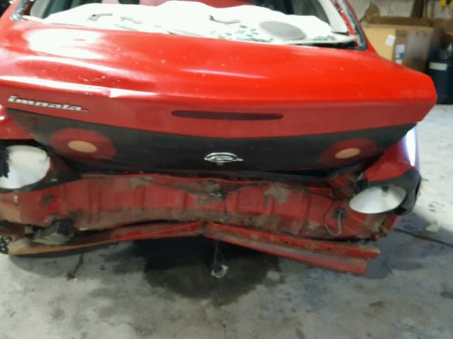 2G1WF52EX49308828 - 2004 CHEVROLET IMPALA 红色 照片 9