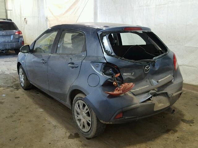 JM1DE1KZ7E0174837 - 2014 MAZDA MAZDA2 SPO GRAY photo 3