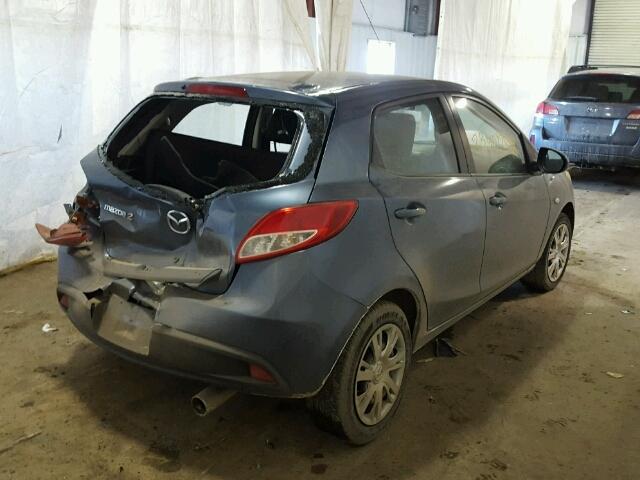 JM1DE1KZ7E0174837 - 2014 MAZDA MAZDA2 SPO GRAY photo 4