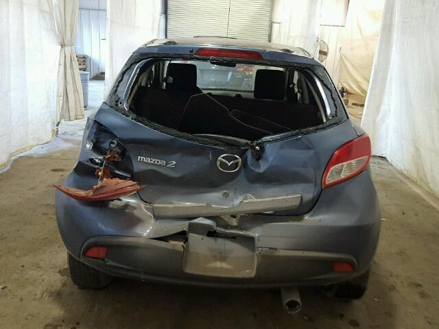 JM1DE1KZ7E0174837 - 2014 MAZDA MAZDA2 SPO GRAY photo 9