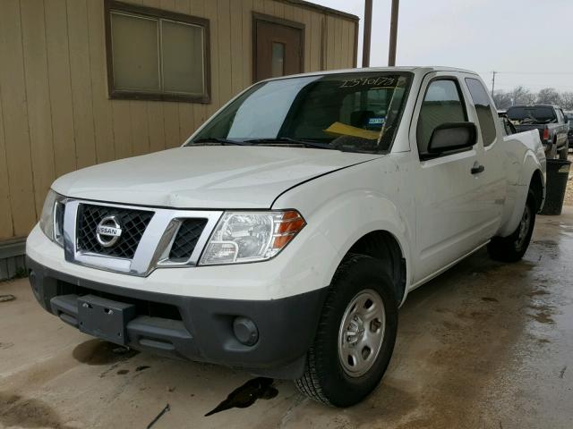 1N6BD0CT2EN732513 - 2014 NISSAN FRONTIER S WHITE photo 2