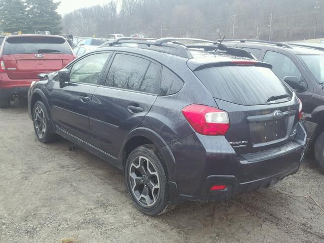 JF2GPAKC9E8201719 - 2014 SUBARU XV CROSSTR GRAY photo 3