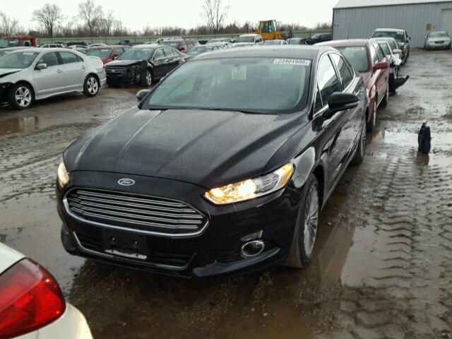 3FA6P0K90GR391748 - 2016 FORD FUSION TIT BLACK photo 2