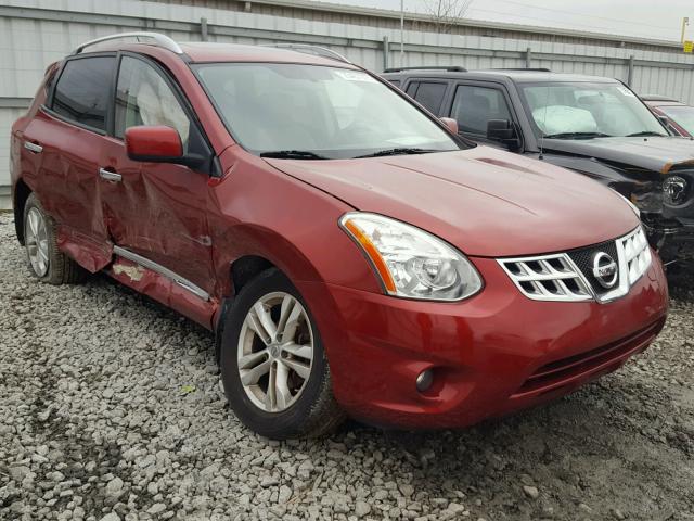 JN8AS5MV9DW101935 - 2013 NISSAN ROGUE S MAROON photo 1