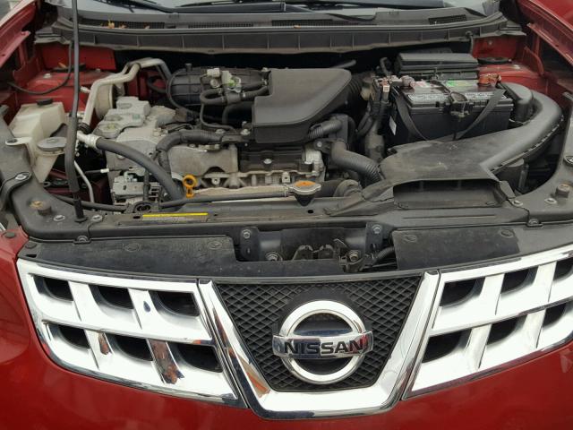 JN8AS5MV9DW101935 - 2013 NISSAN ROGUE S MAROON photo 7