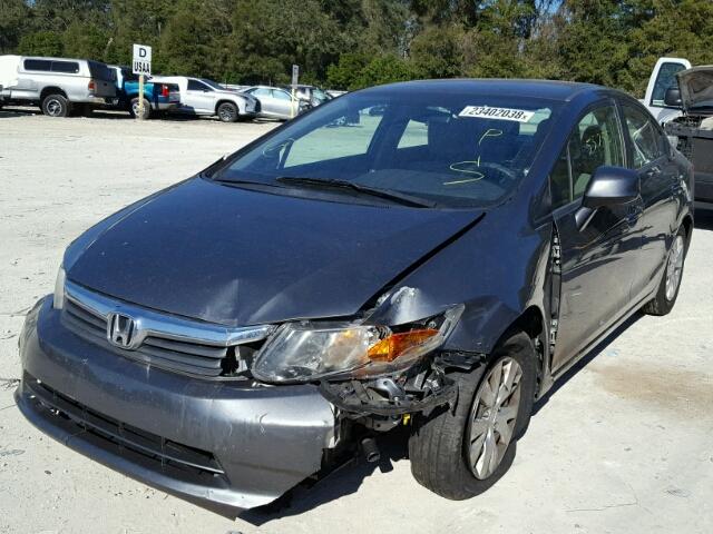 19XFB2F59CE001226 - 2012 HONDA CIVIC LX GRAY photo 2