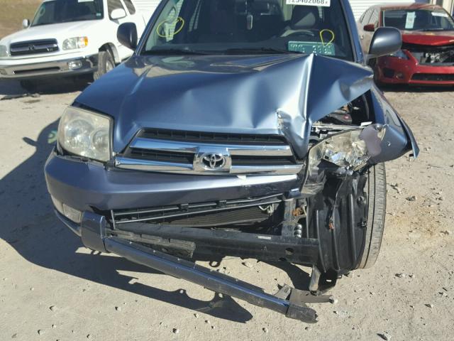 JTEZU14R058038102 - 2005 TOYOTA 4RUNNER SR BLUE photo 9