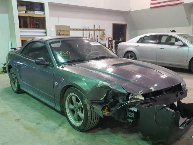 1FAFP44664F209621 - 2004 FORD MUSTANG GRAY photo 1