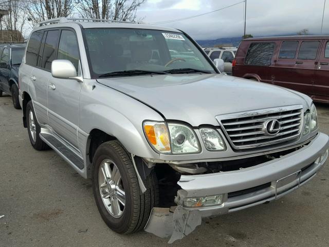 JTJHT00W964019255 - 2006 LEXUS LX 470 SILVER photo 1