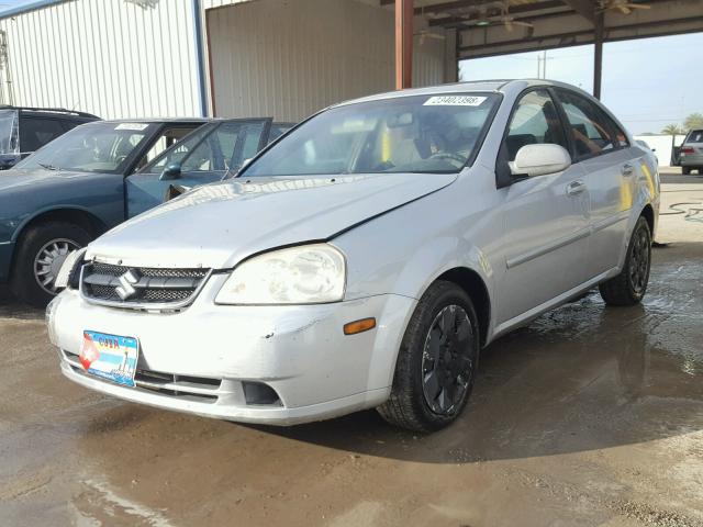 KL5JD56Z76K355438 - 2006 SUZUKI FORENZA SILVER photo 2