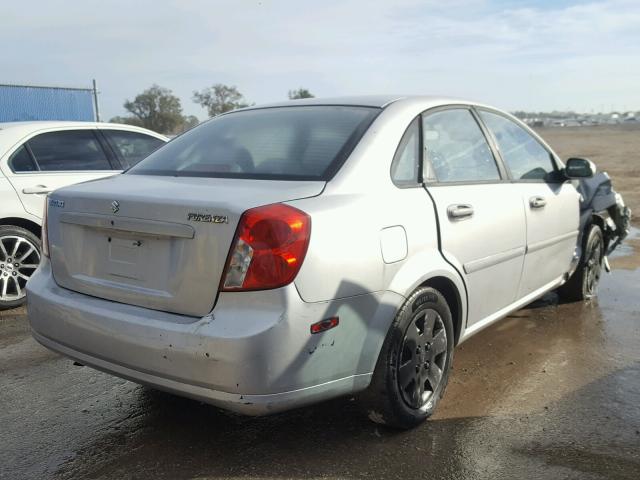 KL5JD56Z76K355438 - 2006 SUZUKI FORENZA SILVER photo 4