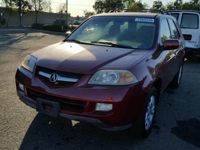 2HNYD18874H555885 - 2004 ACURA MDX TOURIN MAROON photo 2