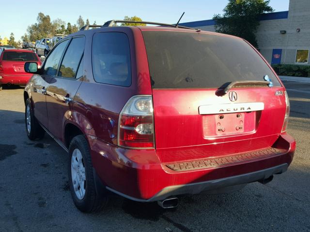 2HNYD18874H555885 - 2004 ACURA MDX TOURIN MAROON photo 3