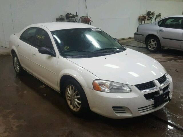 1B3EL46X76N277072 - 2006 DODGE STRATUS SX WHITE photo 1