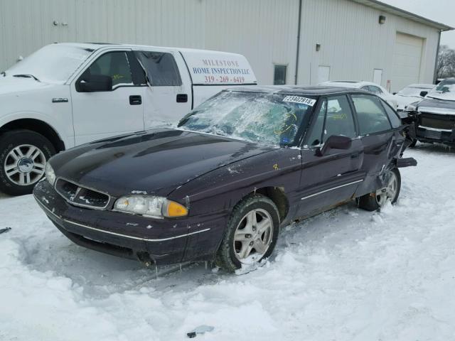 1G2HX52K1XH207393 - 1999 PONTIAC BONNEVILLE MAROON photo 2