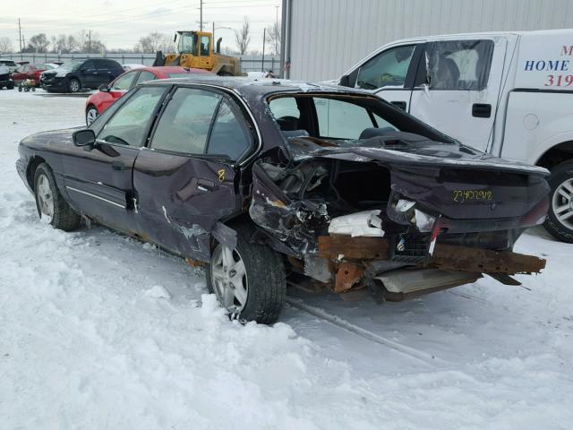 1G2HX52K1XH207393 - 1999 PONTIAC BONNEVILLE MAROON photo 3