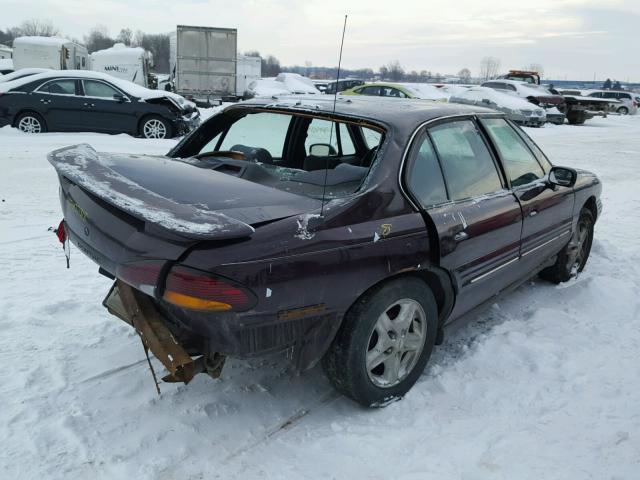 1G2HX52K1XH207393 - 1999 PONTIAC BONNEVILLE MAROON photo 4