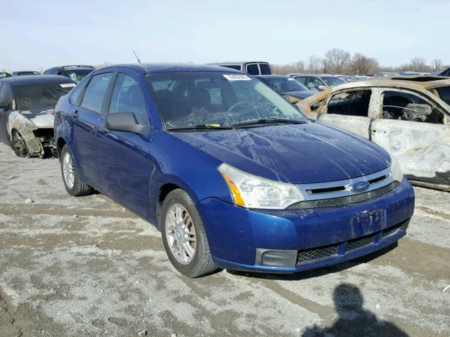 1FAHP35N99W152976 - 2009 FORD FOCUS SE BLUE photo 1