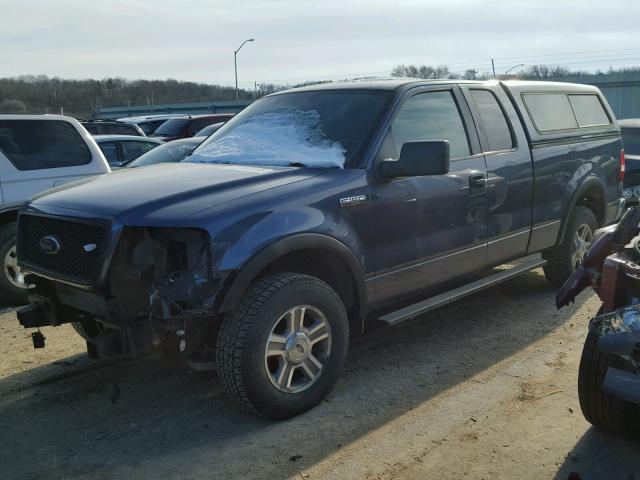 1FTPX14546FA38990 - 2006 FORD F150 BLUE photo 2