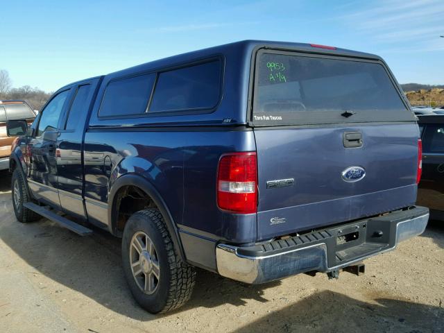 1FTPX14546FA38990 - 2006 FORD F150 BLUE photo 3