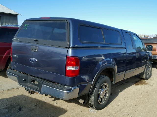 1FTPX14546FA38990 - 2006 FORD F150 BLUE photo 4