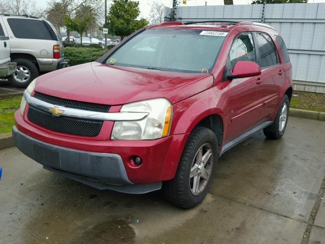 2CNDL63F966013952 - 2006 CHEVROLET EQUINOX LT RED photo 2