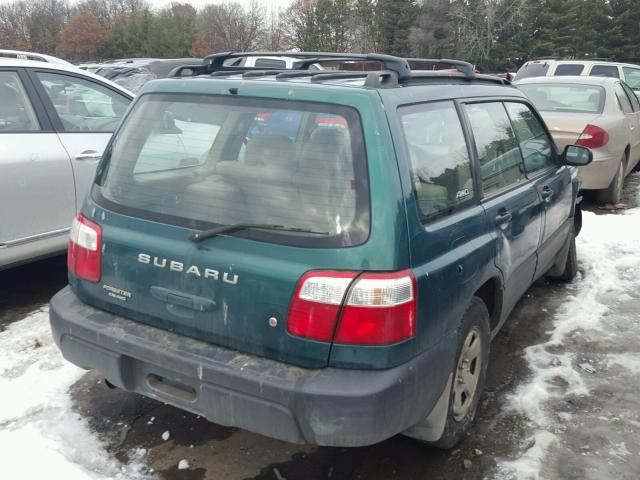 JF1SF63541G701270 - 2001 SUBARU FORESTER L GREEN photo 4