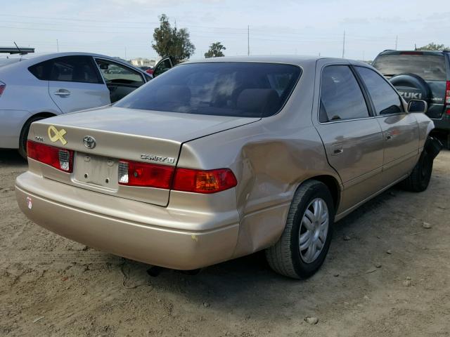 4T1BG22K1YU971247 - 2000 TOYOTA CAMRY CE GOLD photo 4