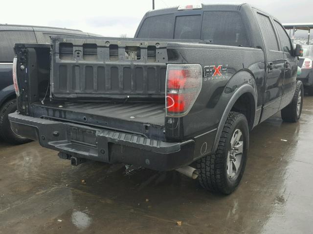 1FTFW1EF6BFB61335 - 2011 FORD F150 SUPER BLACK photo 4