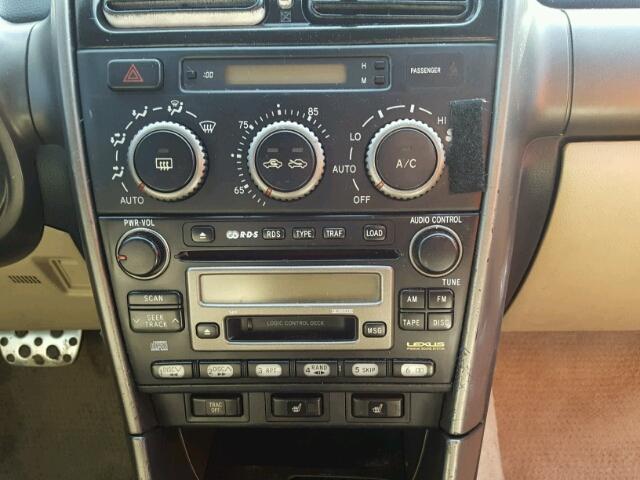 JTHBD182110015504 - 2001 LEXUS IS 300 SILVER photo 9