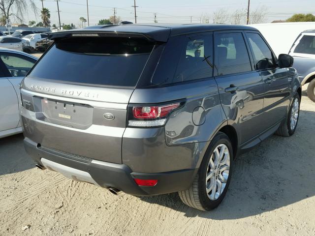 SALWR2WF2EA503529 - 2014 LAND ROVER RANGE ROVE GRAY photo 4