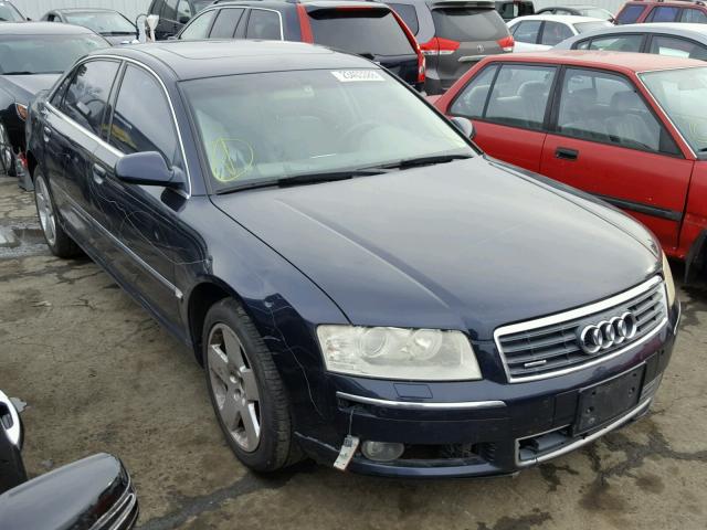 WAUML44E24N001565 - 2004 AUDI A8 L QUATT BLUE photo 1