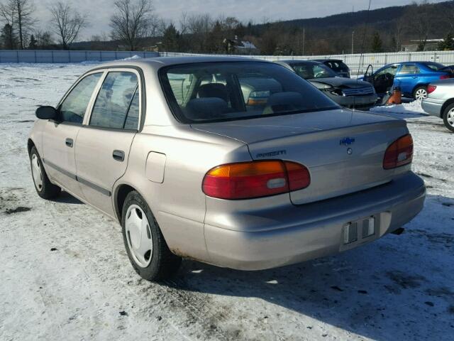 1Y1SK5283XZ420971 - 1999 CHEVROLET GEO PRIZM SILVER photo 3