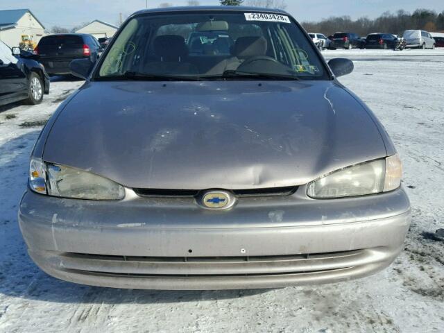 1Y1SK5283XZ420971 - 1999 CHEVROLET GEO PRIZM 银色 照片 9