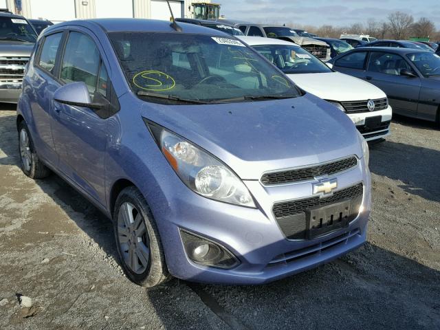 KL8CD6S93EC498872 - 2014 CHEVROLET SPARK 1LT BLUE photo 1