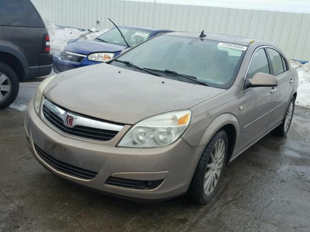 1G8ZV57747F200874 - 2007 SATURN AURA XR TAN photo 2