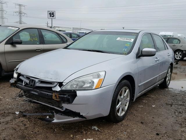 1HGCM66543A093242 - 2003 HONDA ACCORD EX SILVER photo 2