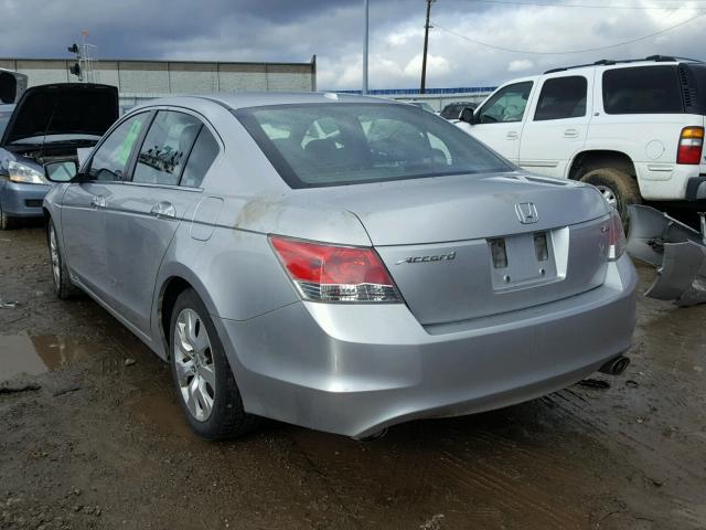 1HGCP368X9A015895 - 2009 HONDA ACCORD EXL SILVER photo 3