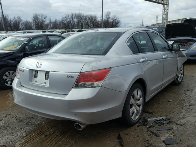 1HGCP368X9A015895 - 2009 HONDA ACCORD EXL SILVER photo 4