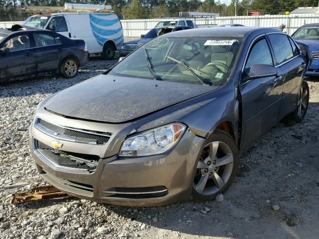 1G1ZC5E05CF220460 - 2012 CHEVROLET MALIBU 1LT BROWN photo 2