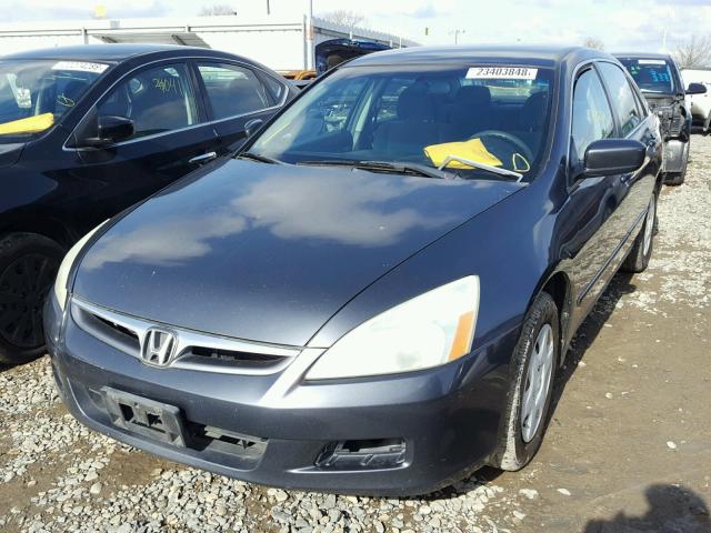 1HGCM56446A068119 - 2006 HONDA ACCORD LX GRAY photo 2