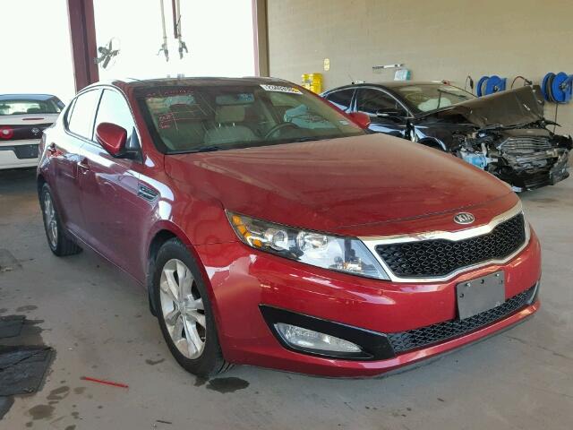 5XXGN4A72DG120082 - 2013 KIA OPTIMA EX RED photo 1