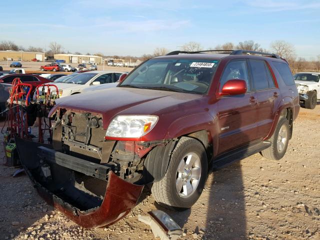 JTEZU17R258025430 - 2005 TOYOTA 4RUNNER LI MAROON photo 2