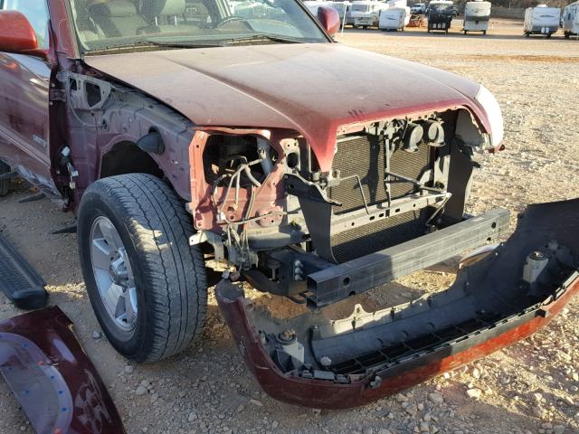 JTEZU17R258025430 - 2005 TOYOTA 4RUNNER LI MAROON photo 9